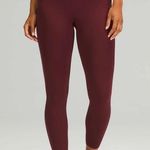 Lululemon athletica Base Pace High Rise Tight 25” Red Merlot -Size 18 Photo 0