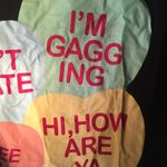 Jeffree Star  Cosmetics Valentine Conversation Hearts Shortsleeve shirt Size MD Photo 3