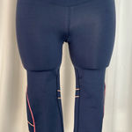 GapFit Black Capri Leggings with Coral Accent Lines (1040) Photo 0