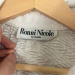 Ronni Nicole  Vintage White Button Down Sleeveless Collared Blouse Neutral Photo 1