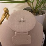 Sterling Silver SIZE 9 925  Crown Champagne Cubic Zirconia Ring Photo 4