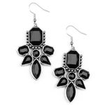 Paparazzi Vacay Vixen Black Earrings (199) Photo 1