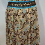 Free People *Vintage* silk floral boho miniskirt size 0 BIN P Photo 0
