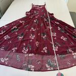 Torrid Berry Pink Floral Challis High Neck Hi Lo Sleeveless Pockets Dress 1X Photo 10