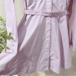 ASTR Aveni Cotton Off Shoulder Mini Shirt Dress with Belt Lilac Size Small NWT Photo 7