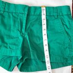J.Crew  Broken In Chino 100% Cotton Kelly Green High Waist Women's Shorts size 6 Photo 5