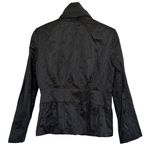 Christopher & Banks NWT New Black Crinkle Cotton Blend Jacket Women’s Size S Photo 1