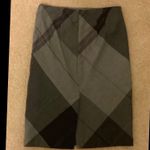 Kenar Wool Plaid Pencil Skirt Photo 3