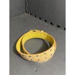 Mudd Vintage Y2K  Belt Floral Printed Leather‎ Studded Grunge Womens M/L Photo 2