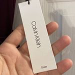 Calvin Klein  Romper/Dress size 2 brand new with tag inseam 24” belt around waist Photo 2