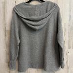 Lou & grey  Gray Knit Hoodie Sweater Womens L Soft Cozy Pullover Fall Winter Knit Photo 7