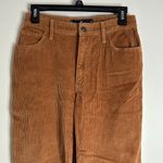 Hollister Women’s Corduroy High-Rise Dad Pants Wide Leg Baggy 70s Rust size 25 Photo 2