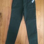Old Navy NWT Dark Green pixie Pants Photo 0