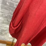 G9C Burnt Orange Linen Sweater Dress/Tunic Size M Photo 1