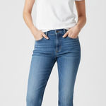 Levi's  Womens Jeans‎ Size 4M Classic Bootcut W27 L32 Stretch Blue Denim Mid Rise Photo 0