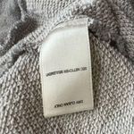 Rebecca Taylor Women’s Gray Lace Sleeve Crewneck Pullover Cotton Sweater Large Photo 7