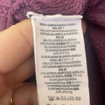 Free People  Women’s Ski Lodge Waffle Knit Thermal Shirt Size XS in Purple Photo 5