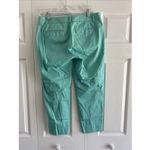 J Crew Women's 8 Pastel Mint Green Straight Cropped Leg Pants Capri Photo 2