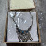 Canyon Sky Turquoise Statement Necklace Silver Photo 2