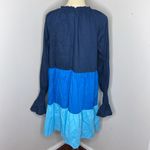Figue Bella Short Dress Blue Color Block Size XL Photo 5
