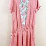 Matilda Jane  Summer Solstice Floral Pink/Gray Short Sleeve Romper Photo 6