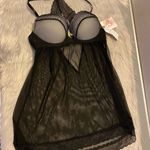 Jessica Simpson 🆕  Black Lace Teddy with Push Up Bra Top Photo 2