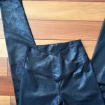 Aerie Offline by  Black Shiny Crossover Leggings Photo 1