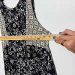 Umgee  Chloe, black white and green floral print tank top Photo 9