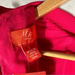 Monique Lhuillier Lace Fit & Flare Midi Dress Raspberry Red Size 2 Photo 10