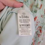 Bytimo Plissé Floral Maxi Dress Blue Size M Photo 7