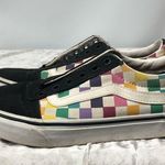 Vans rainbow old skool checkerboard sneakers women’s 7.5 Photo 2
