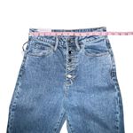 We Wore What Women's 26 Danielle Vintage Straight High Rise Jeans Distressed New Blue Photo 4