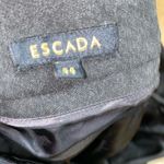 Escada Athracite Gray Straight Leg Mid Rise Trouser Dress Pants Size 44 Photo 3