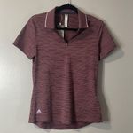 ADIDAS Novelty Polo Shirt Size Small Quiet Crimson NEW Golf Short Sleeve Active Red Photo 1