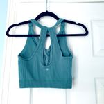 Yogalicious  Teal Padded Halter Sports Bra Photo 1