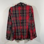 Rachel Zoe Plaid Metallic Thread Tweed Double Breasted Fray Edge Blazer Size S Photo 7