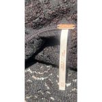 Free People  Lace Peplum Top Black Floral Scoop Neck Size XS Romantic Goth Whimsy Photo 4