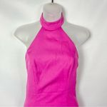NBD  Sugar Pine Halter Bodycon Mini Dress Hot Pink XS Photo 4