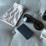 BVLGARI NIB  Chocolate Brown Wide Round Sunglasses Photo 3