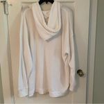 Aerie White Long Sleeve Oversize Hoodie Size Medium Photo 2
