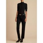 KHAITE ππ The Kyle Low Rise Straight Leg Jeans ~ Wilcox Faded Black 28 NWT Photo 4