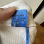 J. McLaughlin  Womens Cotton Linen Wide Leg Twill Pants White HR Size 4 Pleated Photo 6