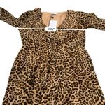Lovers + Friends Lovers +‎ Friends Ajax Cheetah Leopard Print Long Sleeve Mini Dress Sz XS NEW Photo 8