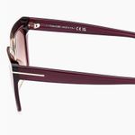 Tom Ford NWT  Gradient Violet Cat Eye Sunglasses Photo 3