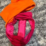 SheIn Neon orange & pink one piece Photo 1