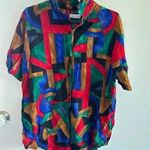 Vintage Caliche Collection Patterned Multicolored Button Photo 2