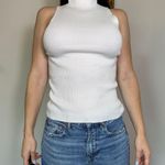 Anthropologie Maeve by  White Mockneck Tank Size Medium Photo 1