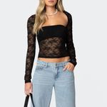 Edikted  Addison Sheer Lace Tube Top Photo 2