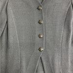 CZERNY Wool Blend Cardigan Women M Gray Elegant Feminine Classic Retro Made USA Size M Photo 2