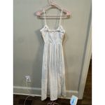 Free People solid sweet nothings midi dress in Marshmellow, Size Small Smocked Photo 4